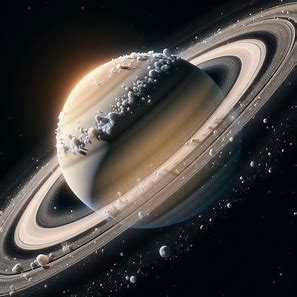 what are the rings of saturn made of - saturn fun facts	