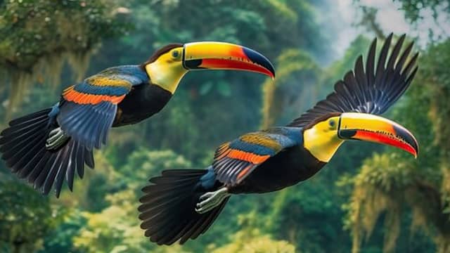 Keel-billed Toucan 20 most beautiful birds in the world and their names